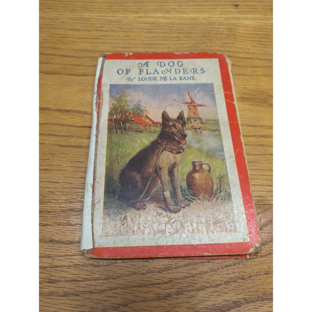 Antique "A Dog of Flanders" by Louise de la Rame 1926 Edition Worn with‎ age